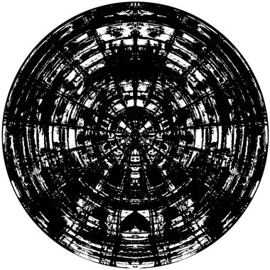 soyut yuvarlak şekilli akromatik desenli arkaplan