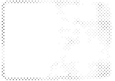 Yarım ton nokta deseni. Vektör illüstrasyonu.