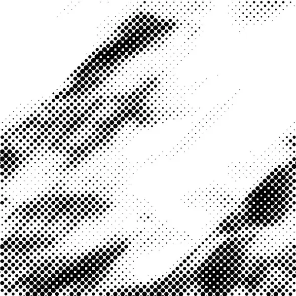 Чорно Білий Півтоновий Візерунок Чорнила Друкувати Тло Точки Грандж Текстури — стоковий вектор