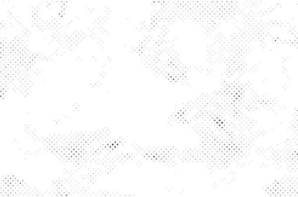 Grunge Halftone Grit Background White Black Sand Noise Wallpaper — Stock Vector