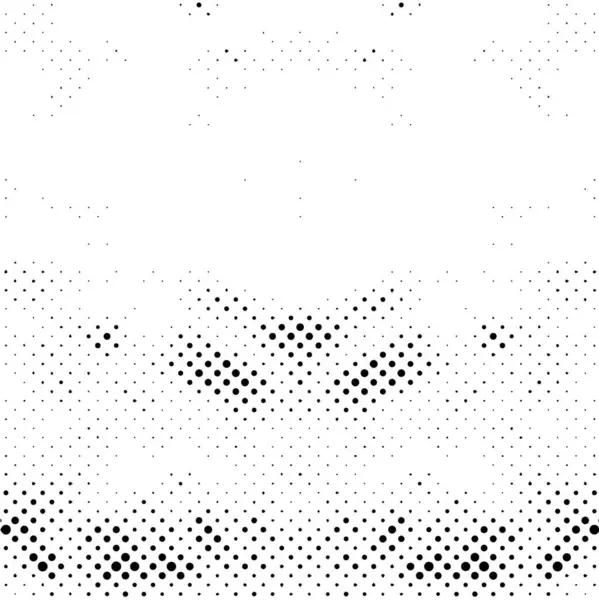 Abstract Monochrome Grunge Texture Background Dots Vector Illustration — Stock Vector