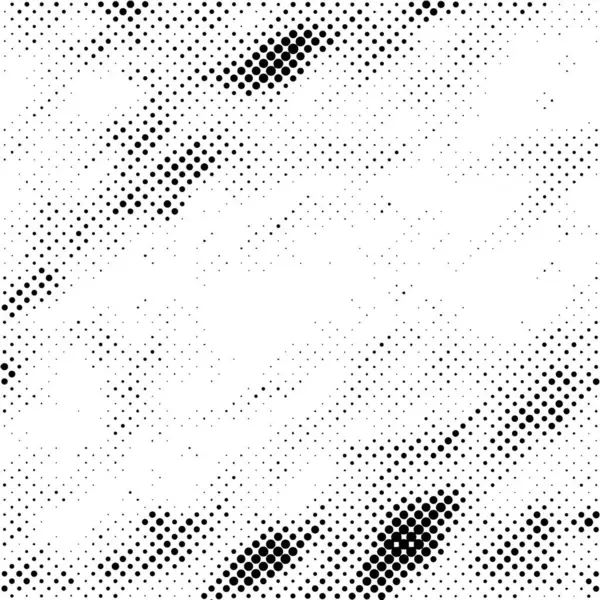 黑白半色调图案 油墨印刷背景 Dots Grunge Texture 矢量说明 — 图库矢量图片