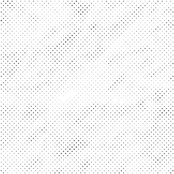 Modello Mezzitoni Bianco Nero Sfondo Stampa Inchiostro Puntini Grunge Texture — Vettoriale Stock