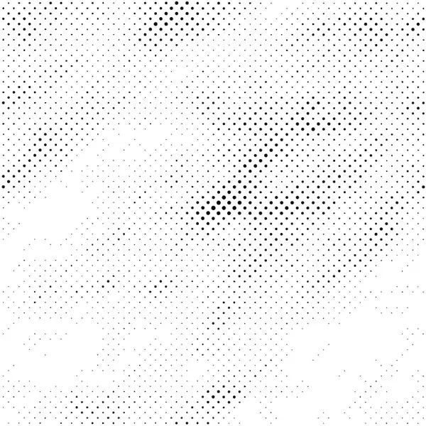 Siyah ve beyaz yarım ton. Mürekkep Yazdırma Arkaplanı. Noktalar Grunge dokusu. Vektör illüstrasyonu