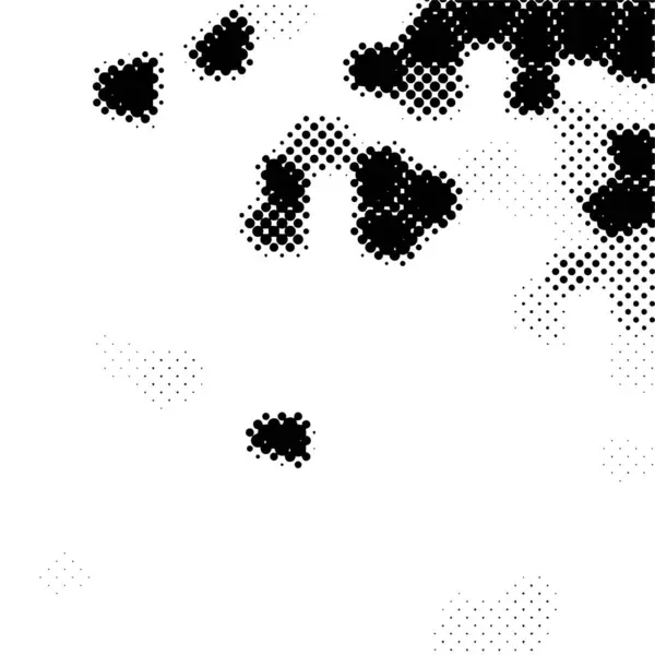 Abstraktní Černobílé Pozadí Vzorce Teček Moderní Grunge Textura Vektorová Ilustrace — Stockový vektor