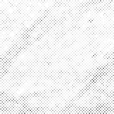 Siyah ve beyaz yarım ton. Mürekkep Yazdırma Arkaplanı. Noktalar Grunge dokusu. Vektör illüstrasyonu