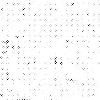 Grunge Deseni. Siyah ve Beyaz Doku. Klasik Monokrom Kaplaması. Vektör illüstrasyonu