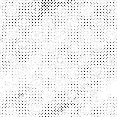Siyah ve beyaz yarım ton. Mürekkep Yazdırma Arkaplanı. Noktalar Grunge dokusu. Vektör illüstrasyonu