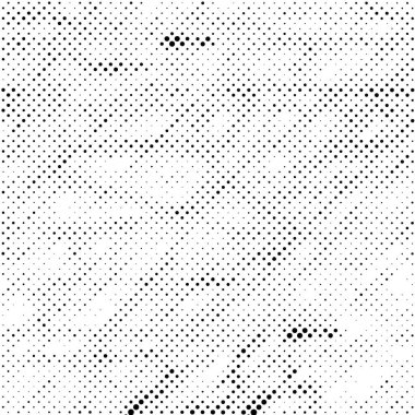 Siyah ve beyaz yarım ton. Mürekkep Yazdırma Arkaplanı. Noktalar Grunge dokusu. Vektör illüstrasyonu