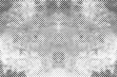Siyah ve beyaz yarım ton vektör dokusu. Tehlike mozaik deseni 