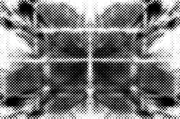 グランジパターン 黒と白のテクスチャ ヴィンテージ モノクロ オーバーレイ ベクトルイラスト — ストックベクタ
