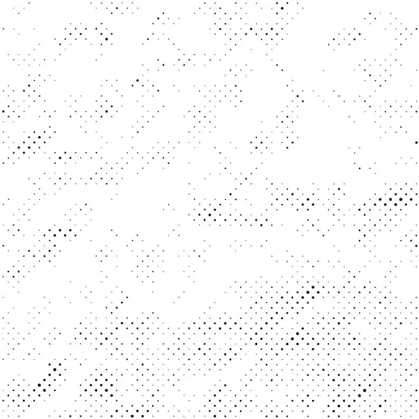 Abstracte Achtergrond Monochrome Textuur Zwart Wit Patroon Met Stippen — Stockvector