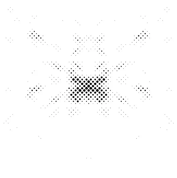 Abstract Background Monochrome Texture Black White Pattern Dots — Stock Vector