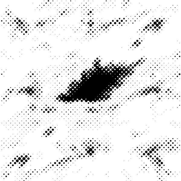 Fond Abstrait Texture Monochrome Motif Noir Blanc Pois — Image vectorielle
