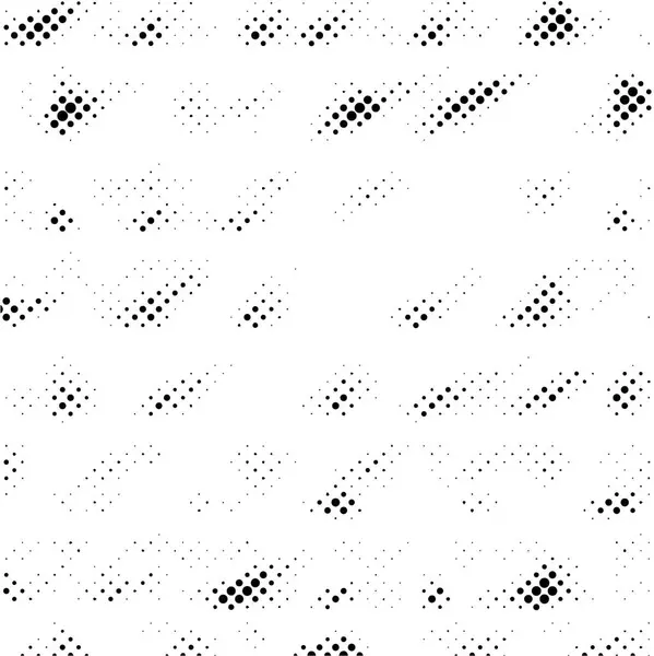 抽象的な背景 モノクロテクスチャー 黒と白のドットパターン — ストックベクタ