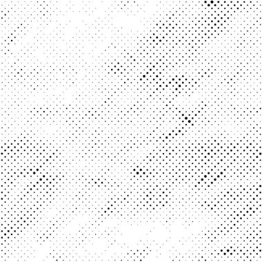 Grunge Deseni. Siyah ve Beyaz Doku. Klasik Monokrom Kaplaması. Vektör illüstrasyonu