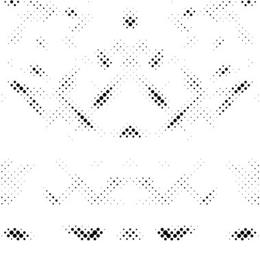 Grunge Deseni. Siyah ve Beyaz Doku. Klasik Monokrom Kaplaması. Vektör illüstrasyonu