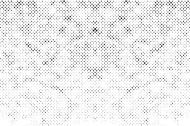 Grunge Deseni. Siyah ve Beyaz Doku. Klasik Monokrom Kaplaması. Vektör illüstrasyonu