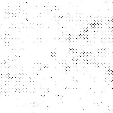 Grunge Deseni. Siyah ve Beyaz Doku. Klasik Monokrom Kaplaması. Vektör illüstrasyonu