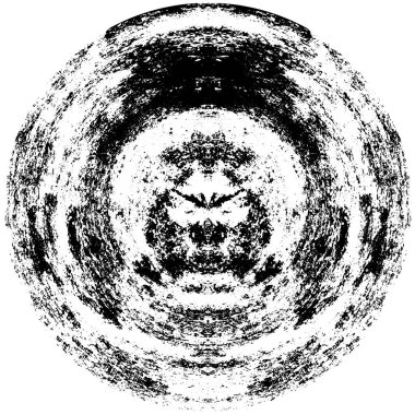 soyut grunge yuvarlak pul şablonu beyaz arkaplan, vektör illüstrasyonunda izole