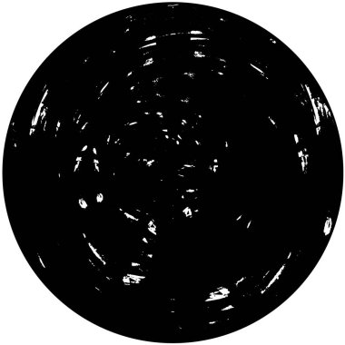 soyut grunge çember şablonu beyaz arkaplan, vektör illüstrasyon izole