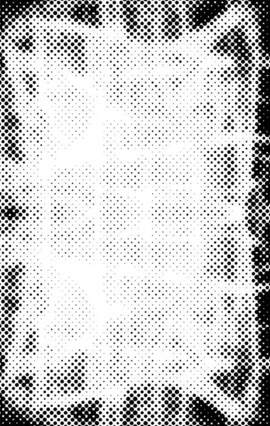 Patrón Grunge Textura Blanco Negro Superposición Monocromática Vintage Ilustración Vectorial — Vector de stock