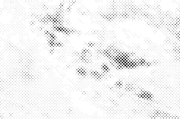 Grunge Pattern Texture Noir Blanc Superposition Monochrome Vintage Illustration Vectorielle — Image vectorielle