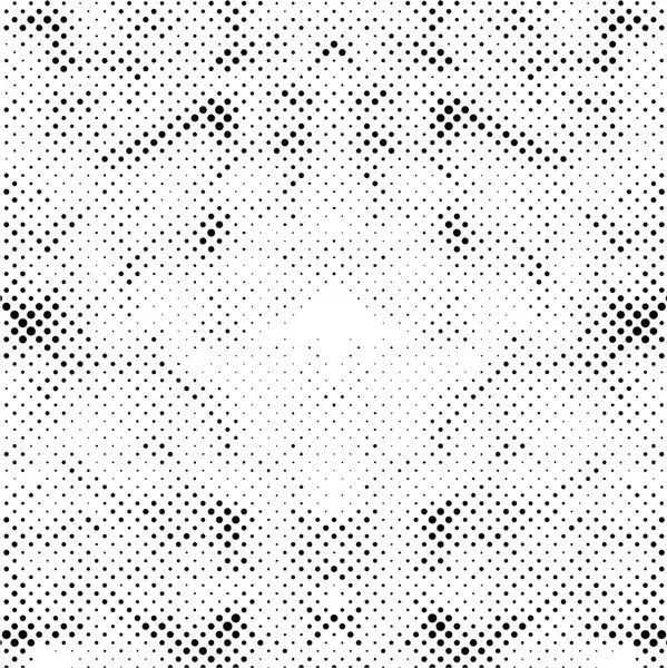 Halftoon Mozaïek Patroon Abstracte Monochrome Achtergrond Vectorillustratie — Stockvector