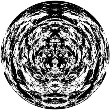 Beyaz arkaplanda grunge daire damgası, vektör illüstrasyonu