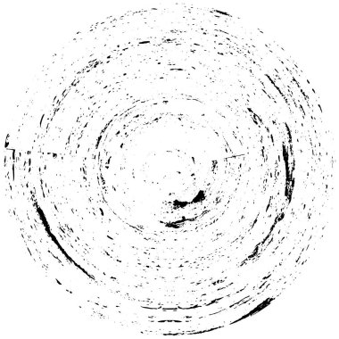 Beyaz arkaplanda grunge daire damgası, vektör illüstrasyonu