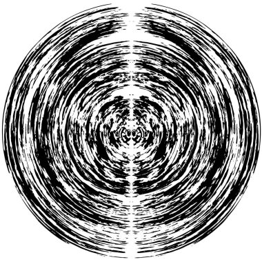 Beyaz arkaplanda grunge daire damgası, vektör illüstrasyonu