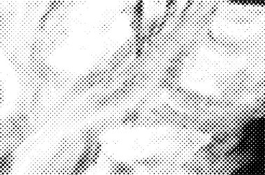 Grunge yarım ton vektör arkaplan. Yarı ton vektör dokusunu belirler. Gradyan yarım ton, pop sanatında arka planda yer alır. Siyah ve beyaz desenli. Mürekkep Yazdırma Sıkıntısı Arkaplanı 