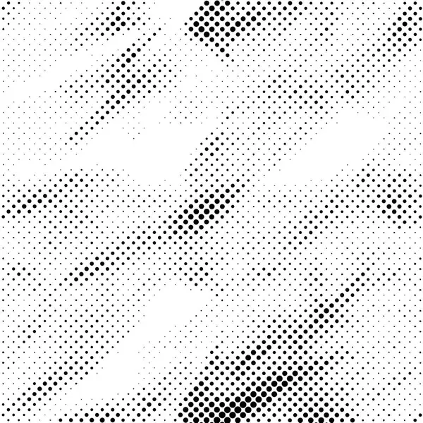 Černobílý Půltónový Vzor Pozadí Tisku Inkoustu Tečky Grunge Textura Vektorová — Stockový vektor