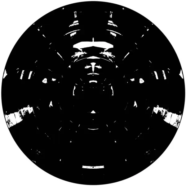 Αφηρημένη Σφραγίδα Κύκλο Grunge Λευκό Φόντο Διανυσματική Απεικόνιση — Διανυσματικό Αρχείο