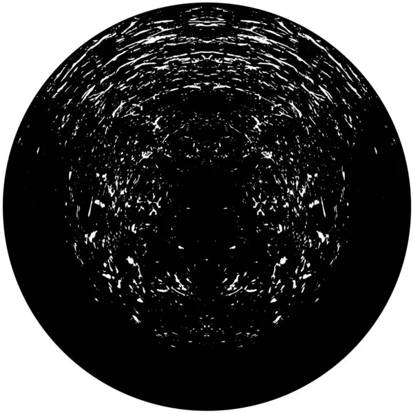 Grunge Timbro Cerchio Sfondo Bianco Illustrazione Vettoriale — Vettoriale Stock