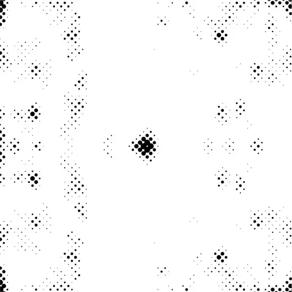 Черно Белый Пунктирный Узор Абстрактный Фон Векторная Иллюстрация — стоковый вектор