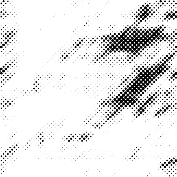 Шлях Лиха Напівтонні Плями Грандж Текстури Чорно Біла Ілюстрація — стоковий вектор