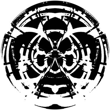 soyut siyah ve beyaz grunge arkaplanı