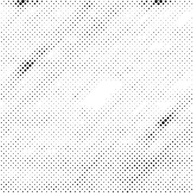 Tehlike Arkaplanı. Yarım ton Grunge Doku. Siyah beyaz illüstrasyon.