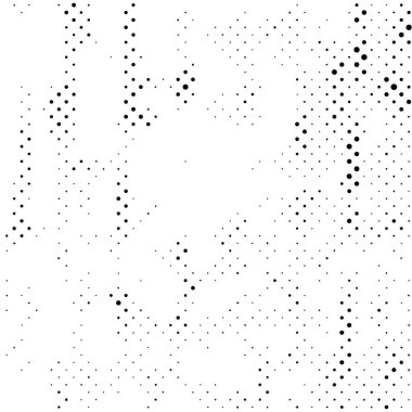 Gradyan yarım ton, pop sanatında arka planda yer alır. Siyah ve beyaz desen dokusu.