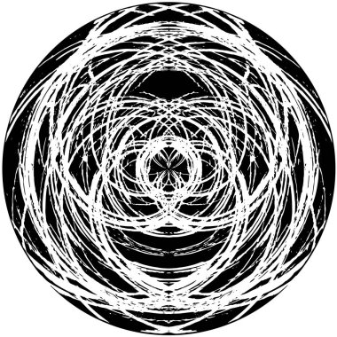 Kaleydoskopik desenli tek renkli süslemeli arkaplan