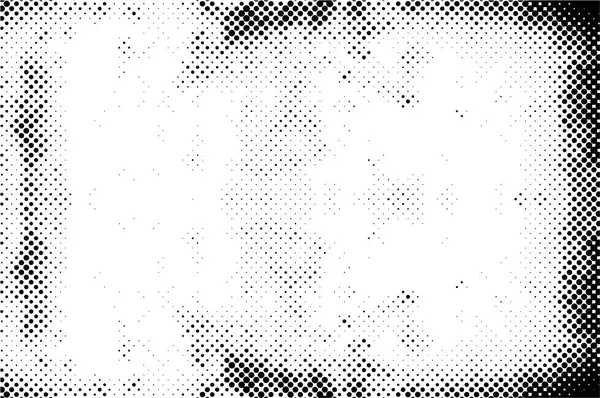 Анотація Гранжевої Сітки Поляка Точковий Напівтоновий Візерунок Тла Плямисті Векторні — стоковий вектор