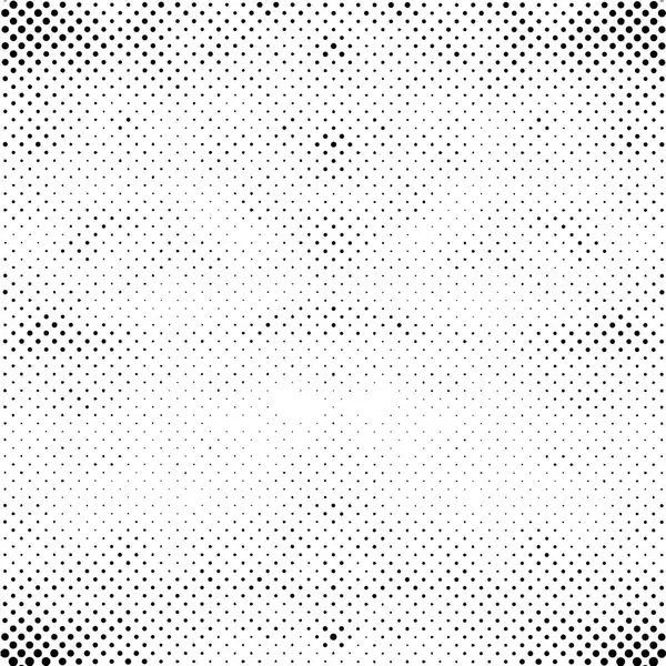 Zwart Wit Gestippeld Patroon Abstracte Achtergrond Vectorillustratie — Stockvector