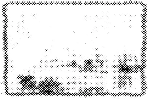 Gefleckter Schwarz Weißer Grunge Vektor Hintergrund Abstrakte Halbtonillustration Hintergrund Grunge — Stockvektor