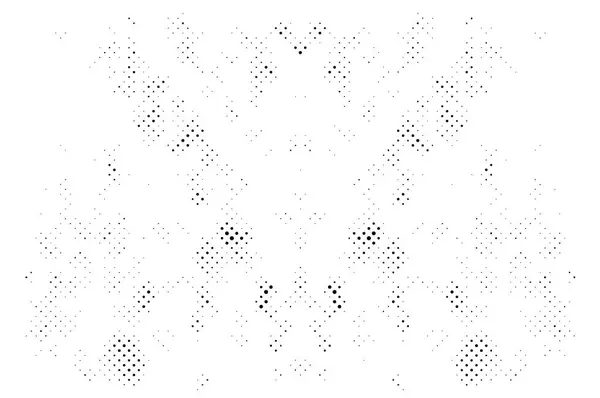 Grunge Halftoon Stippen Textuur Achtergrond Gespot Vector Abstract Kubisme Textuur — Stockvector
