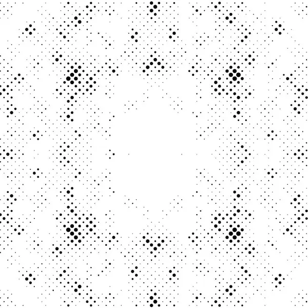 Abstraktní Černobílý Grunge Textura Pozadí Tečkami — Stockový vektor