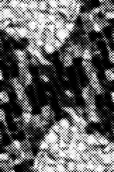 Гранж Полутоновый Векторный Фон Половинчатые Точки Векторной Текстуры Гравировка Одной — стоковый вектор