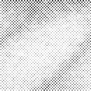 Grunge yarım ton vektör arkaplan. Yarı ton vektör dokusunu belirler. Gradyan yarım ton, pop sanatında arka planda yer alır. Siyah ve beyaz desenli. Mürekkep Yazdırma Sıkıntısı Arkaplanı 