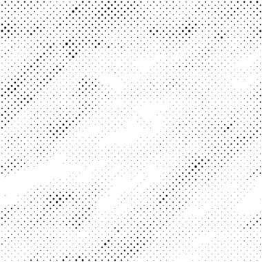 Siyah ve beyaz yarım ton. Soyut Yazdırma Arkaplanı. Noktalar Grunge dokusu. Vektör illüstrasyon tasarımı