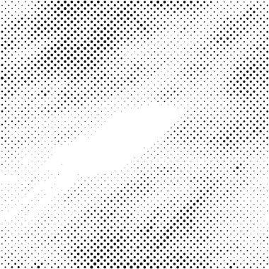 Siyah ve beyaz yarım ton. Soyut Yazdırma Arkaplanı. Noktalar Grunge dokusu. Vektör illüstrasyon tasarımı